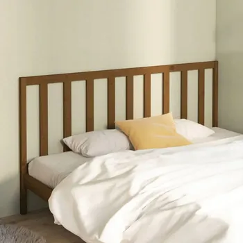 VidaXL Čelo postele, medově hnědá 206x4x100