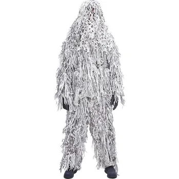 Airsoft Camo Systems Převlek maskovací GHILLIE JACKAL SNOW CAMO - do sněhu