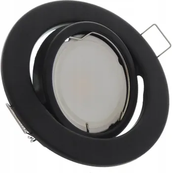 Žárovka Kobi podomítkové halogenové stropní svítidlo OH15 kulaté, pohyblivé, černá matná