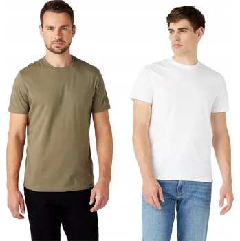 Pánské oblečení WRANGLER 2PACK TEE PÁNSKÉ TRIČKO TRIČKO DVOJBALENÍ M