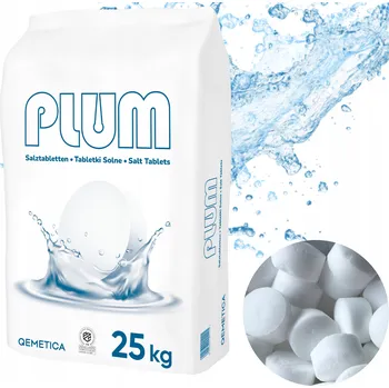 Solné tablety Ciech Qemetica PLUM 25 kg, sůl do změkčovačů vody