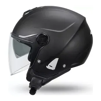 Helma na motorku UFO PLAST Otevřená helma na motorku NIXIE matná černá XS