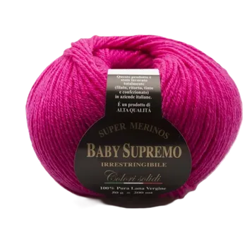 Příze Merino vlna Rial Filati Baby Supremo cyklámen