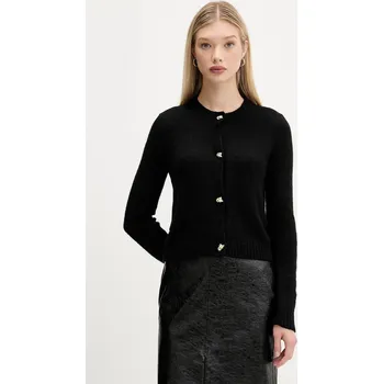 Dámský svetr Kardigan s vlnou HUGO Sira 50548248 černá 99X, vel. M