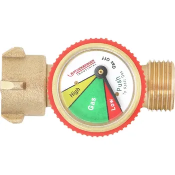 Instalatérský materiál Ventil bezpečnostní Rothenberger, ukazatel v lahvi, mosaz