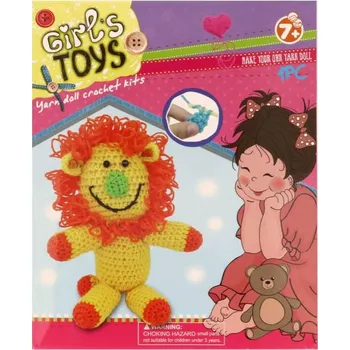 Výtvarná sada Kreativní sada - háčkovaný lev