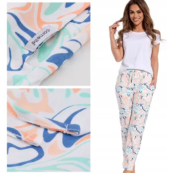 Dámské pyžamo Dámské pyžamové kalhoty Cornette 690/43 vel. XL (42) bavlněné kapsy