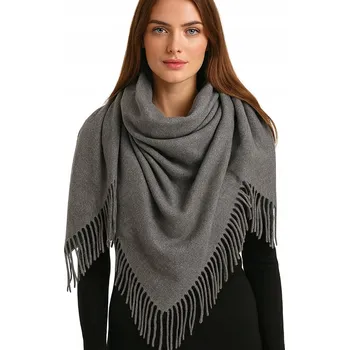 Šála Agrafka šála šedá 110 cm - žena