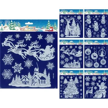 Vánoční dekorace JUNIOR Vánoční okenní fólie 18,5 x 22,5 cm (mixdesigns) 592519