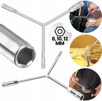 Klíč Trojramenný nástrčný klíč typu Y 8/10/12 mm VERGIONIC