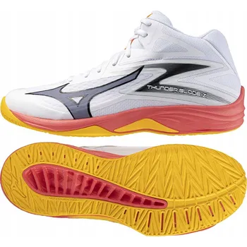 Pánská sálová obuv MIZUNO THUNDER BLADE Z MID (41) Pánské boty Bílé