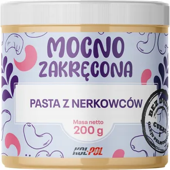 KRÉM Z KEŠU OŘECHŮ 200g Arašídový krém 100% přírodní Kol-Pol