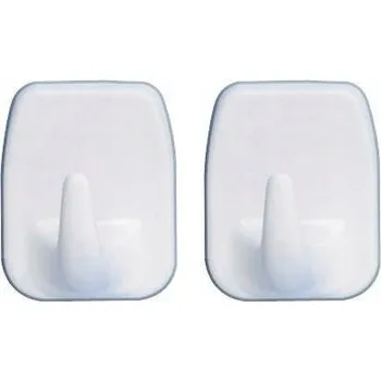 Věšák KOUPELNOVÝ VĚŠÁK HÁČEK 2 ks, Wenko