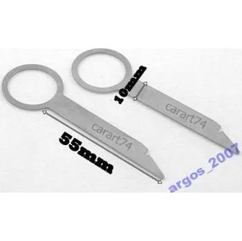 Autorádio Klíče pro vyjmutí autorádia NAVIGACE NAVI RNS MFD Navigation Plus 2ks