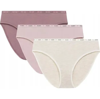 Kalhotky 3-Pack Kalhotky dámské sportovní high leg kalhotky Atlantic S