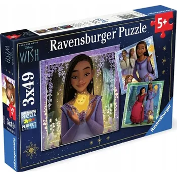 Puzzle Ravensburger, Puzzle Disney 3x49: Přání (5702)