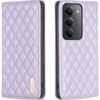 Pouzdro na mobilní telefon Flipové pouzdro BINFEN COLOR pro Xiaomi Redmi 15 fialové