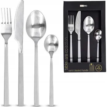 Příbor Sada příborů Cadro Stříbrná sada příborů ocel 16 ks. 16 ks.