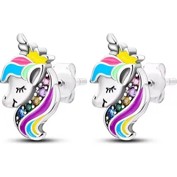Náušnice Prosperk Náušnice barevní jednorožci