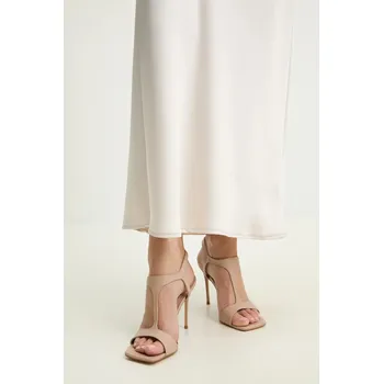 Dámské sandále Kožené sandály Answear.LAB 594023Cab01 béžová 80X, EUR 37