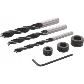 Vrták Sada vrtáků 6, 8 a 10 mm s hloubkovými dorazy