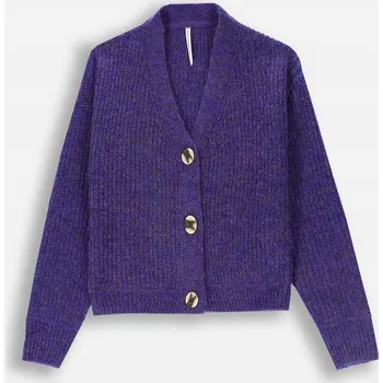 Dámský svetr Coccodrillo dětský svetr fialový akryl velikost 164