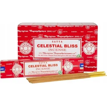 Vonná tyčinka Vonné tyčinky Satya CELESTIAL - svěží, šťavnatá vůně s ovocnými tóny, 1 balení