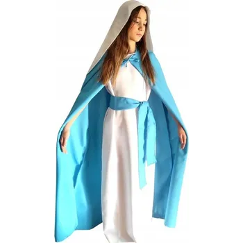 Karnevalový kostým SUPER Reklamní Kostým Matka Boží Marie LUX DD111 Župan Panny Marie S/M/L