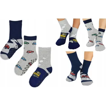 Dámské ponožky FROTÉ PONOŽKY TERRY ABS protiskluzové PONOŽKY NOVITI 3 KS 31-34