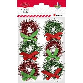 samolepka Klasické Samolepky Titanum 6 ks