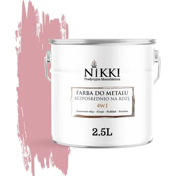 barva na kov Barva na kov NIKKI 2,5 l RŮŽOVÁ SVĚTLÁ RAL 3015 VYSOKÝ lesk