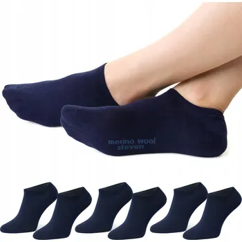 Dámské ponožky Dámské PONOŽKY KOTNÍKOVÉ PONOŽKY z merino vlny Merino Wool Námořnická Modrá Sestimi *35-37