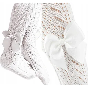 Dívčí oblečení Dětské punčocháče Noviti bílé bavlna velikost 104