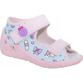 Dívčí bačkory Zetpol Papuče Dívčí Oliwia Modré Velikost 21