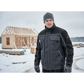 pracovní blůza CXS Blůza OTAKAR WINTER CXS Velikost 46/176 šedá/černá