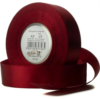 Stuha ALIGA stuha 38/32m -25 vinová hladká