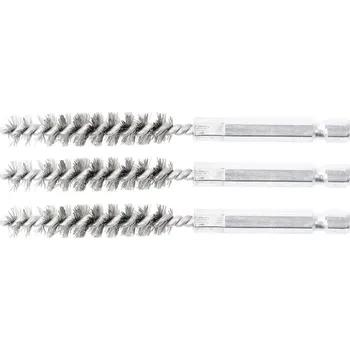 Brusný kartáč Ocelové kartáče pr. 10 mm BGS103078-10-S, upínání 1/4", 3 ks (Sada BGS 3078) (BGS 103078-10-S Ocelové kartáče pr. 10 mm, upínání 1/4", 3 ks (Sada BGS 3078))