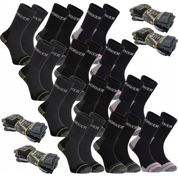 Pánská móda Moraj ponožky Worker Line BOZP vícebarevné, velikost 43-46