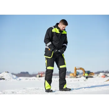 montérky CXS Kalhoty BRIGHTON WINTER CXS pas, žluto/černé Velikost 48/50 žlutá/černá