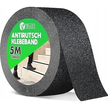 Lepicí páska V1 TRADE Protiskluzová páska 5 cm x 5 m – protiskluzová páska na schody