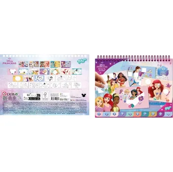 kreativní sada PRINCEZNY VYLEPOVÁNÍ PODLE ČÍSEL - kreativní sada pro děti