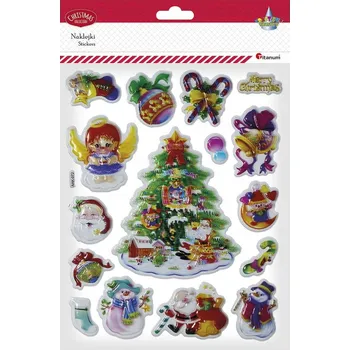 samolepka Samolepky vypouklé (puffy) Titanum 16 ks