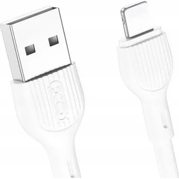 Datový kabel XO kabel NB200 USB na Lightning 2,0m 2.4A bílý