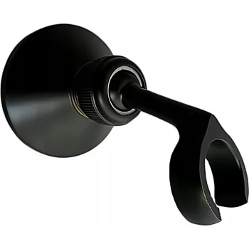 Sprchový držák NASTAVITELNÝ držák sprchové hlavice ČERNÝ MATNÝ KOVOVÝ RETRO LOFT