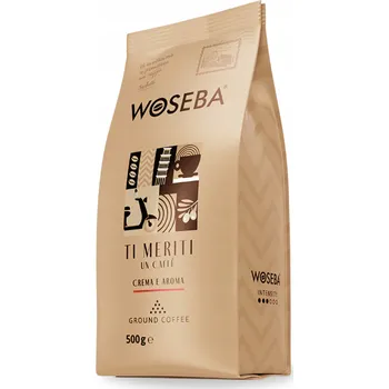 Woseba Ti Meriti Un Caffè Crema E Aroma Káva pražená káva 500 g