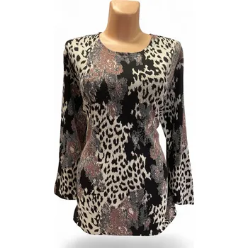 Dámský svetr Pulovr silný FRANTAK, Barva Tygr, Velikost XXL 48, Materiál 88%Vs 6%Pa 6%Pu