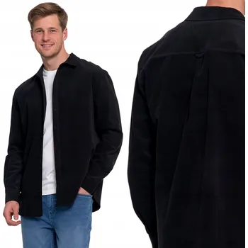 Pánská košile Stylová Hladká Pánská Košile Manšestrová 100% Bavlna Dlouhý Rukáv MORAJ XL