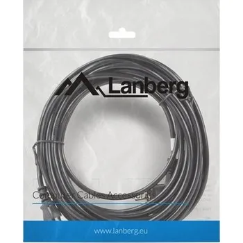 Napájecí kabel Napájecí kabel Lanberg CEE 7/7 - IEC 320 C13, 10 m, černý