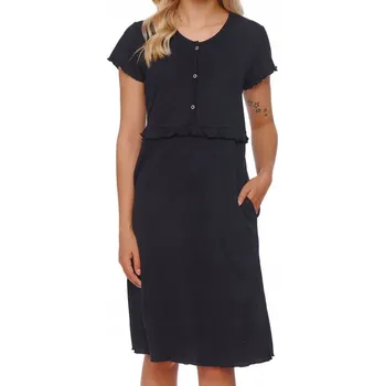 Dámské noční prádlo Doctor Nap košile noční dámská, krátký rukáv před kolena, velikost L