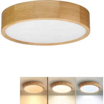 Stropní svítidlo dřevěná Stropní Svítidlo CLEO DR375 72W E27 Dub